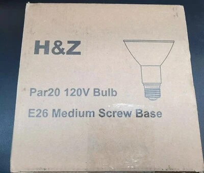 PAR20 Flood 39W 120V 500 Lumens - 6 Pack FLOOD LIGHT BULBS with E26 Medium Base - Image 1 of 4
