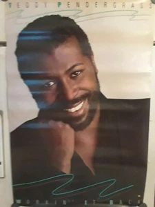 Teddy Pendergrass Promo Poster 1985 Workin It Back 24" X 36" RARE! - Picture 1 of 1