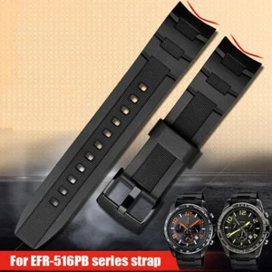 Fit For Casio Edifice Series 5066EFR-516PB/EFR-516 Strap Replacement Watch Band - Picture 1 of 24