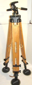 ¡TRÍPODE DE MADERA ZONA VI CON CABEZAL ARCO MANFROTTO 3047! ¡AJUSTABLE! ¡LIBERACIÓN RÁPIDA! - Imagen 1 de 17