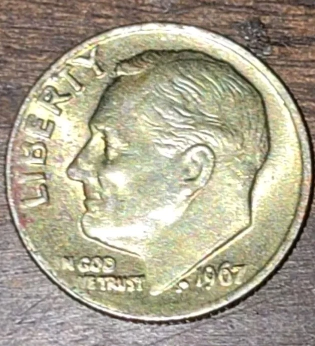 Extremly Rare 1967 Sms Dime With DDO/DDR Mint Error  - Image 1 of 2