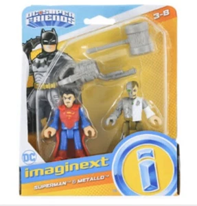 Imaginext DC Super Friends SUPERMAN & METALLO Neu Originalverpackt - Bild 1 von 3