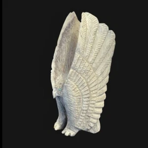 Zuni Fetish by Elfina Hustito Antler Eagle, 3" H - Picture 1 of 8