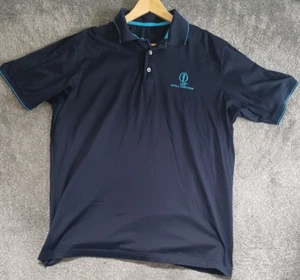 Mens Golf Polo Shirt The Open 148th Royal Portrush XL 100% Cotton filo di scozia - Picture 1 of 7