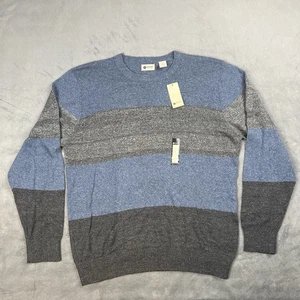 Haggar Clothing Herren Rundhals Pullover Sweater Gr. XL blau/grau gestreift - Bild 1 von 11