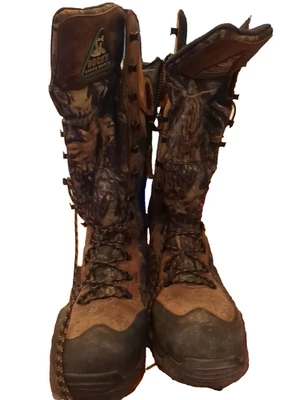 Botas de serpiente Rocky usadas para hombre talla 14M-16 pulgadas de altura/ligeras e impermeables Foto 1 de 4