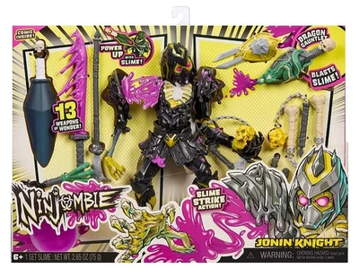 NINJOMBIE Roblox JONIN KNIGHT Deluxe Figure Mix & Match Weapons SLIME Comic Book - Image 1 of 4