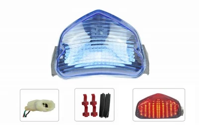 Luz trasera de freno LED azul + lámpara de señal para Suzuki GSXR600/GSXR750; 2004-2005 Foto 1 de 4