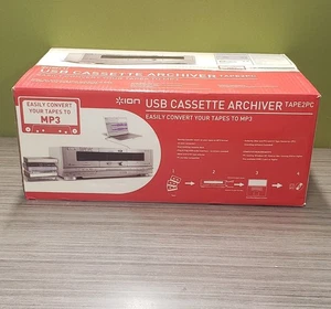 NIB ION TAPE2PC USB Cassette Archiver Tape to MP3 Audio Transfer - FREE SHIPPING - Picture 1 of 5