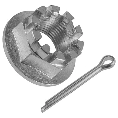 Tuerca y pasador de castillo de eje trasero para Honda TRX125 Fourtrax 125 1987-1988 Foto 1 de 4