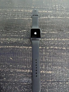 Apple Watch Series 3 42MM Graphite Aluminum Black Sport Band A1859 - Zdjęcie 1 z 13