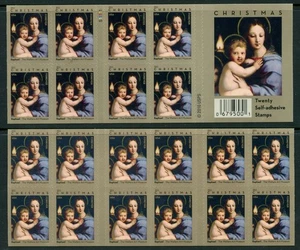 US Scott 4570a Season's Greetings  Madonna and Child  pane of 20  - Picture 1 of 1