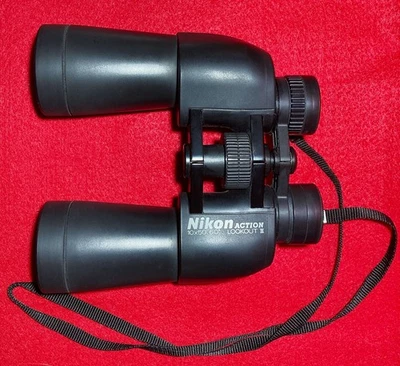Nikon Action 10x50 Lookout III 6.0° Binoculars with Soft Bag - Image 1 of 4