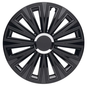 4x Radkappen 14 Zoll Radzierblenden Radblenden "Sunset double black" black für C - Imagen 1 de 5