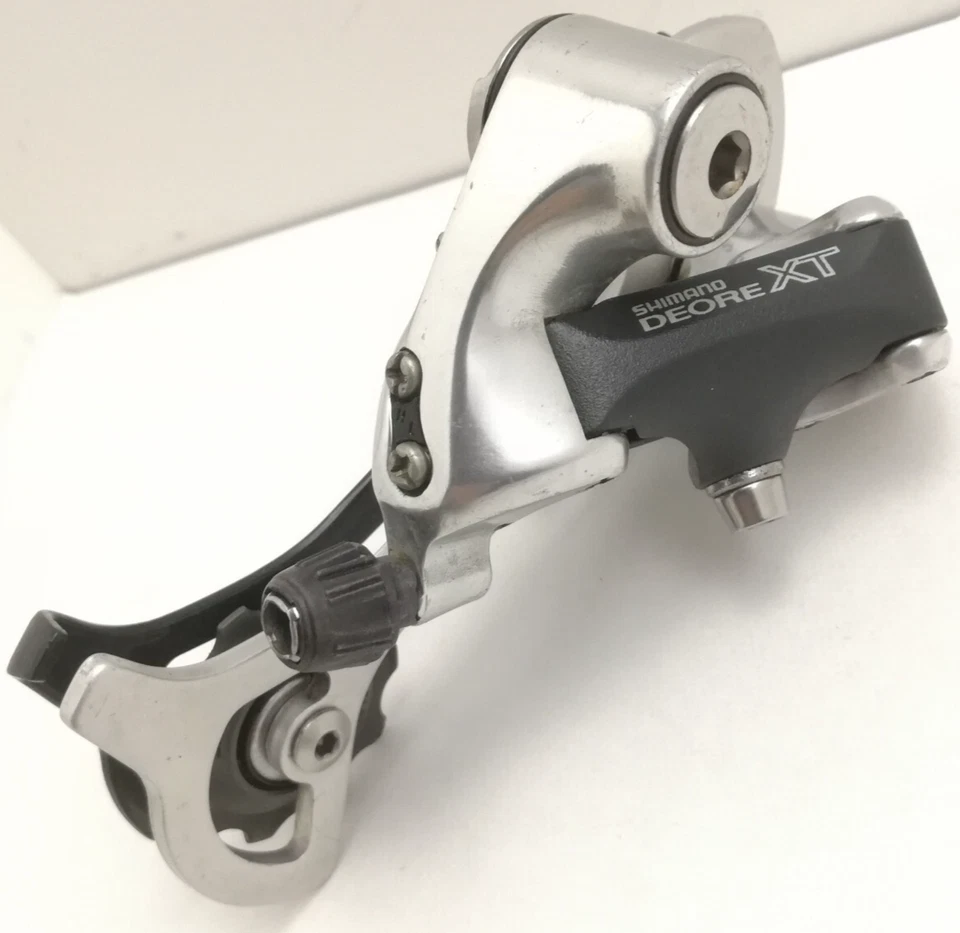 Dérailleur arrière Shimano Deore XT RD-M737 SGS Long Cage modèle tardif SIS 8... - Photo 1/4