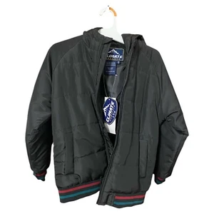 Jungen gefütterte Jacke Climate Concepts Kapuze Medium 8 Reißverschlusstaschen vorne schwarz - Bild 1 von 14