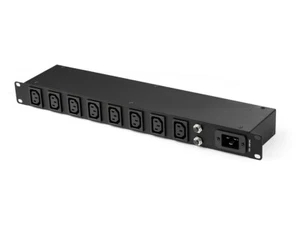 8 Outlet PDU Power Strip w/ IEC C13 Outlets - 120/240V -15ft Cord (NEMA 5-20p) - Picture 1 of 4