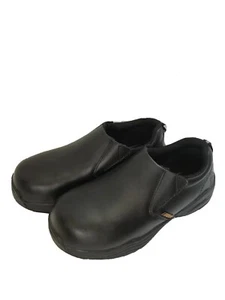 SHOES FOR CREWS 8203 Pro Endeavor II Work Shoe Unisex F7 M5.5 Black Leather - Picture 1 of 6