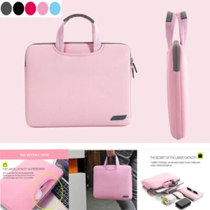 Soft Laptop Sleeve Bag Handbag Case Cove For MacBook Dell HP 11"12"13"15.4"15.6" - Picture 1 of 17