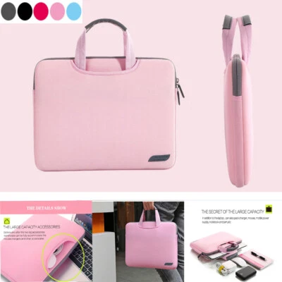 Soft Laptop Sleeve Bag Handbag Case Cove For MacBook Dell HP 11"12"13"15.4"15.6" - Image 1 of 4