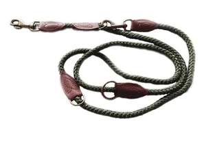 Nylon Rope Police Training Dog Lead. Adjustable Lengths. 79" x 0.5" / 2 m x 12mm - Picture 1 of 5