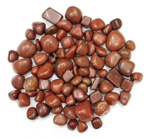 One Red Jasper Tumbled Natural healing reiki Stone Nugget Beautiful Color - Picture 1 of 5