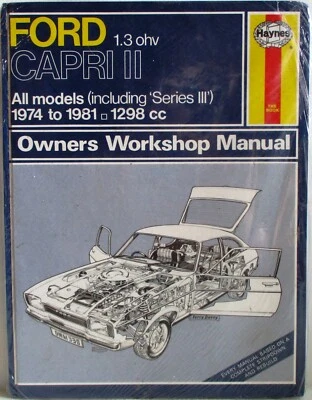 Haynes - Ford Capri II - 1.3 OHV / 1974 - 1981 Proprietari Manuale Officina - - Immagine 1 di 4