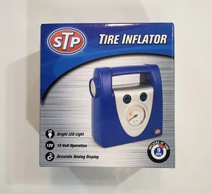 STP Tire Inflator 12 Volt Bright LED Light With Accurate PSI Display - Picture 1 of 5
