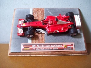 1/43 DIORAMI LEAROUGE FERRARI F2003 USA 2003 CAMPIONE DEL MONDO MICHAEL SCHUMACHER - Foto 1 di 5