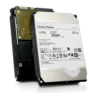 WD Ultrastar DC HC530 14TB 7.2K RPM SAS 12Gb/s 3.5" HDD WUH721414AL5201 0F31051 - Afbeelding 1 van 8