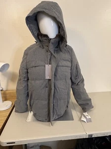 ⭐️ HERREN ANDREW MARC GEFÜTTERTE DAUNENJACKE MIT FELLKRAGEN Small Neu mit Etikett - Bild 1 von 5