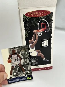 1995 Hallmark Shaq Shaquille O'NeaL Keepsake Ornament Hoop Stars w/Card NIP - Picture 1 of 7