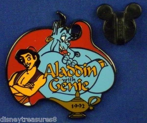 Aladdin with Genie and Magic Lamp 100 Years of Dreams #63 OC Disney Pin # 8116 - Imagen 1 de 5