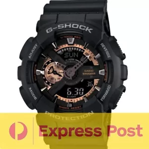 Casio G-Shock GA110RG-1A Analog/Digital Matte Black Resin watch Gift Choice - Picture 1 of 4