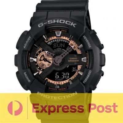 Casio G-Shock GA110RG-1A Analog/Digital Matte Black Resin watch Gift Choice - image 1 of 4