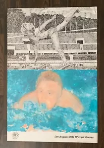 POSTER L.A. OLYMPICS 1984 - JENNIFER BARTLETT - LTD. ED. - NON UNA RIPRODUZIONE. - Foto 1 di 1