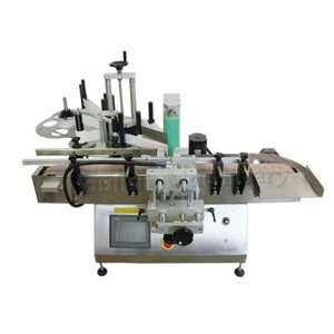 Máquina de etiquetado automática de botellas redondas de escritorio para aplicador de cerveza de plástico - Imagen 1 de 23