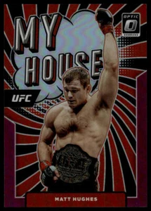 2022 Donruss Optic UFC #7 Matt Hughes My House Pink #/25 - Imagen 1 de 2