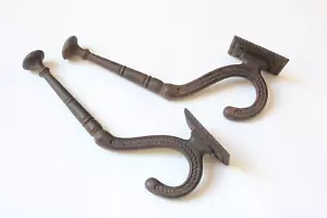 antique robe towel hook holder | deco pullman train hook victorian sink bath old - Picture 1 of 9