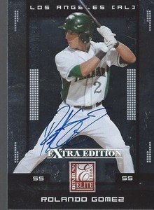 Los Angeles Angels ROLANDO GOMEZ Signed Card