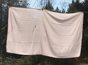 Pink Fabric New 60” x 36” Cotton Blend Slightly Stretchy Spots are from Camera - Picture 1 of 3