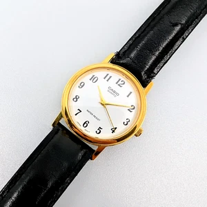 Casio MTP-1095 Watch with 1330 Module - Vintage Gold Tone - White Dial - Picture 1 of 6