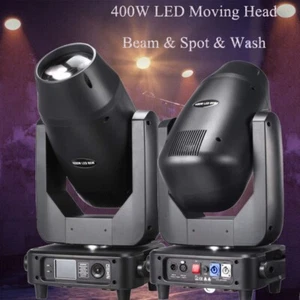 2pack 400w beam spot wash moving light stage lighting CMY+CTO color for show - Zdjęcie 1 z 8