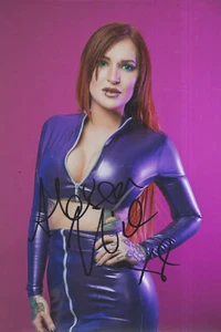 Alexxa Vice   **HAND SIGNED**  12x8 photo  ~  AUTOGRAPHED  ~  Adult film star - Picture 1 of 1