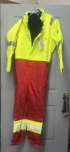 Fristads Coveralls size US 54 EU 44 624 30a Antiflame Coveralls Hi Vis New Tags - Picture 1 of 23