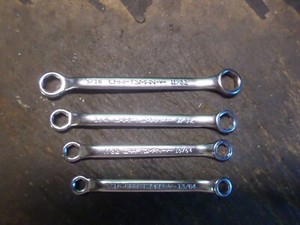 Craftsman 4 Piece SAE Box End Mini Ignition Wrench Set Midget Plus 7 extra