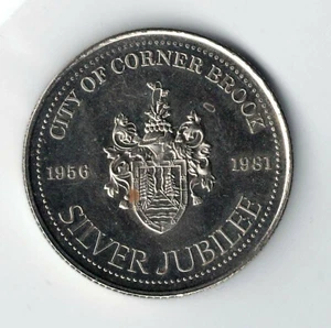 Canada Token - Corner Brook Jubilee 1981 Newfoundland Dog TD01 - Picture 1 of 2
