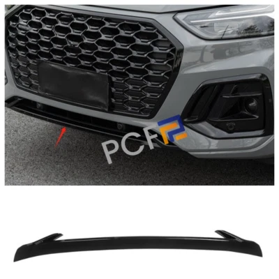 For 2021-24 AUDI Q5 SQ5 Sportback Glossy black Front Bumper Grille Lower Strip - Image 1 of 4