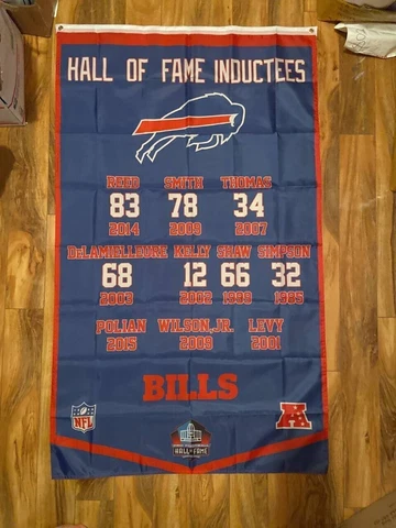 Buffalo Bills Hall of Fame Inductees 3x5 ft Flag Mafia  AFL NFL Champions Banner Cover
