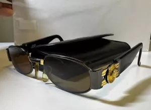 Gianni Versace MOD S70 COL 91M Medusa Sunglasses 1980s W/Case - Picture 1 of 13